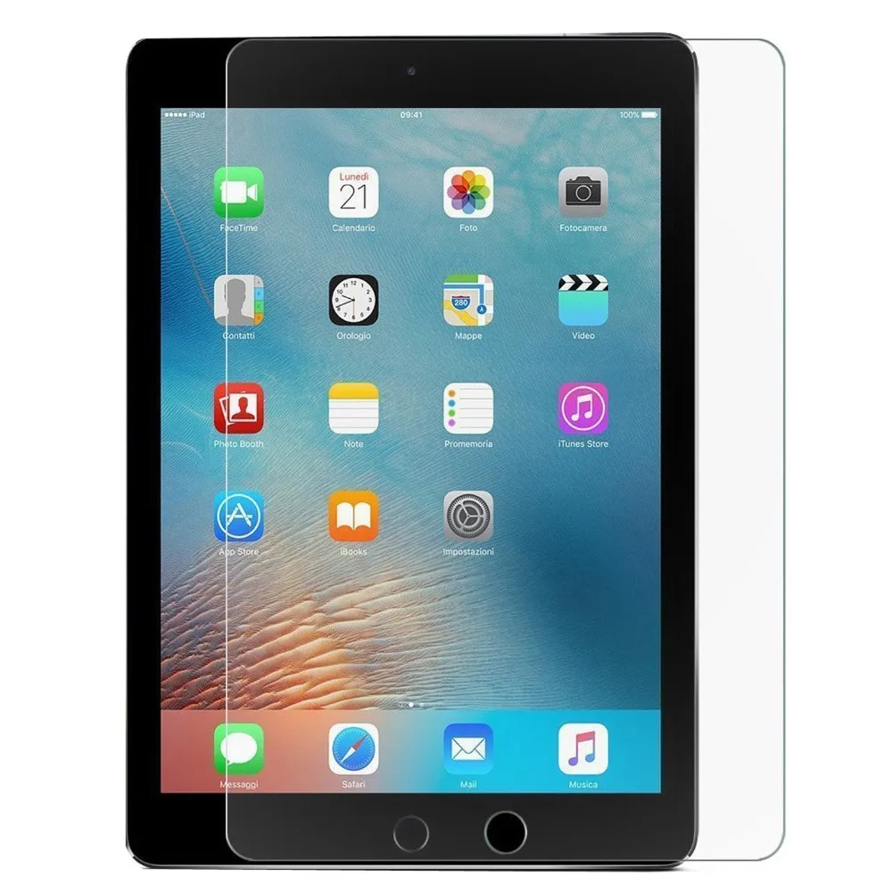 

For iPad 9.7 2018 Tempered Glass Screen Protector iPad9.7 2017 A1822 A1823 Screen Film A1893 A1954 Screen Guard Cover Protection