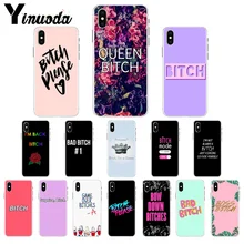 Yinuoda I'm NOT ALWAYS A BITCH, чехол для телефона, для iPhone 8, 7, 6, 6S Plus, 5, 5S, SE, XR, X, XS MAX, чехол