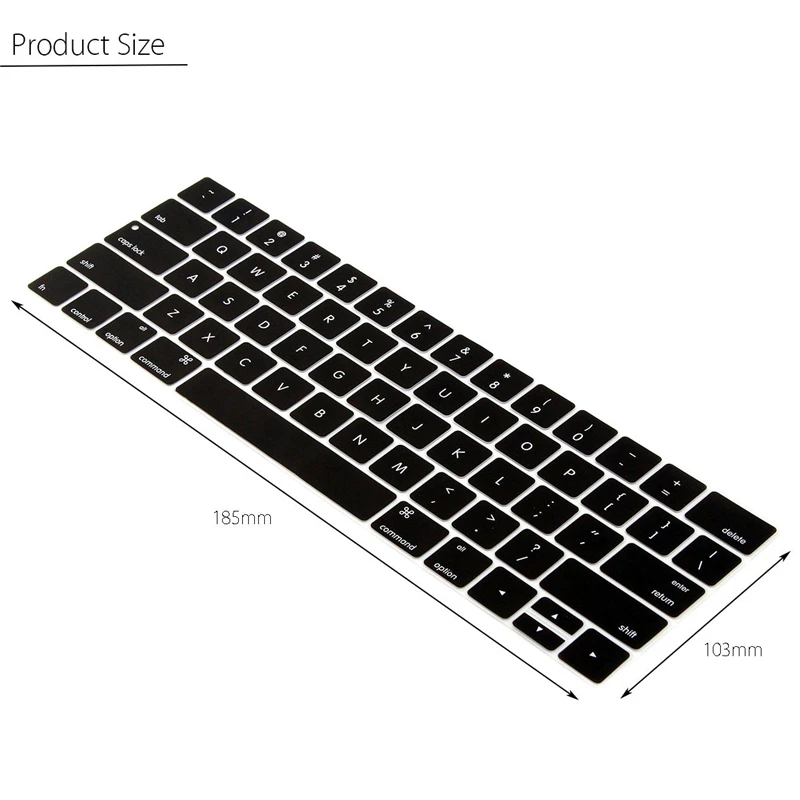 Silicone Soft Keyboard Cover for 2016 New MacBook Pro American USA Version Keyboard