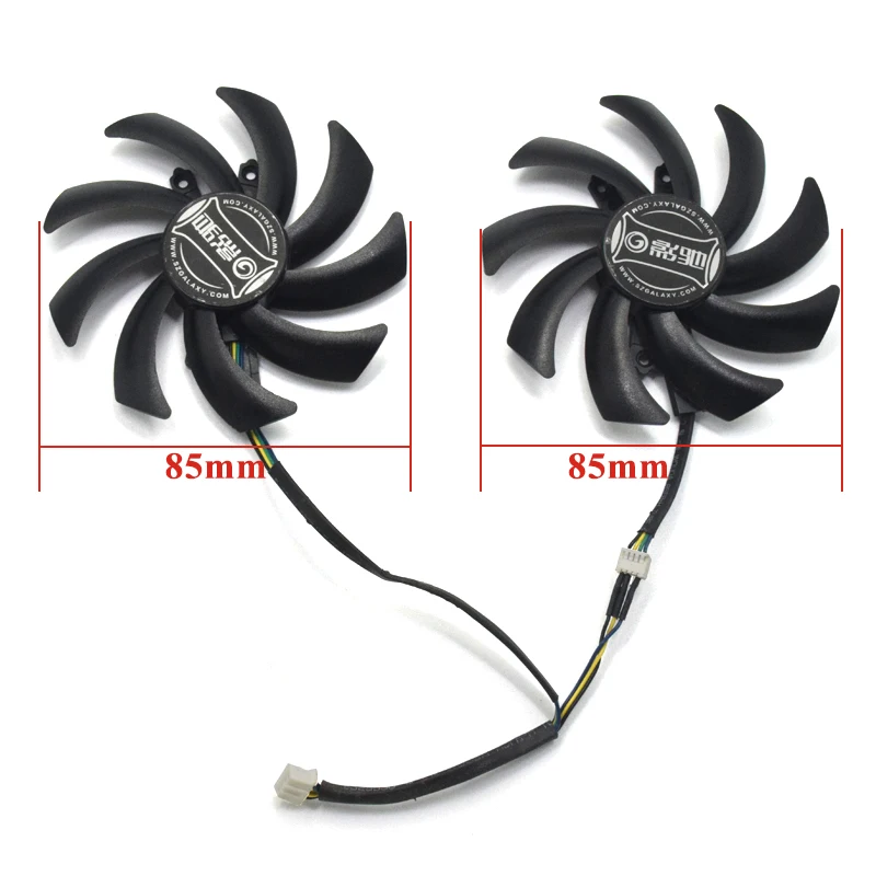 Кулер FY09010H12LPB GTX 760 2 шт. 85 мм 4pin 12 в пост. Тока для видеокарты Galax GeForce вентилятор