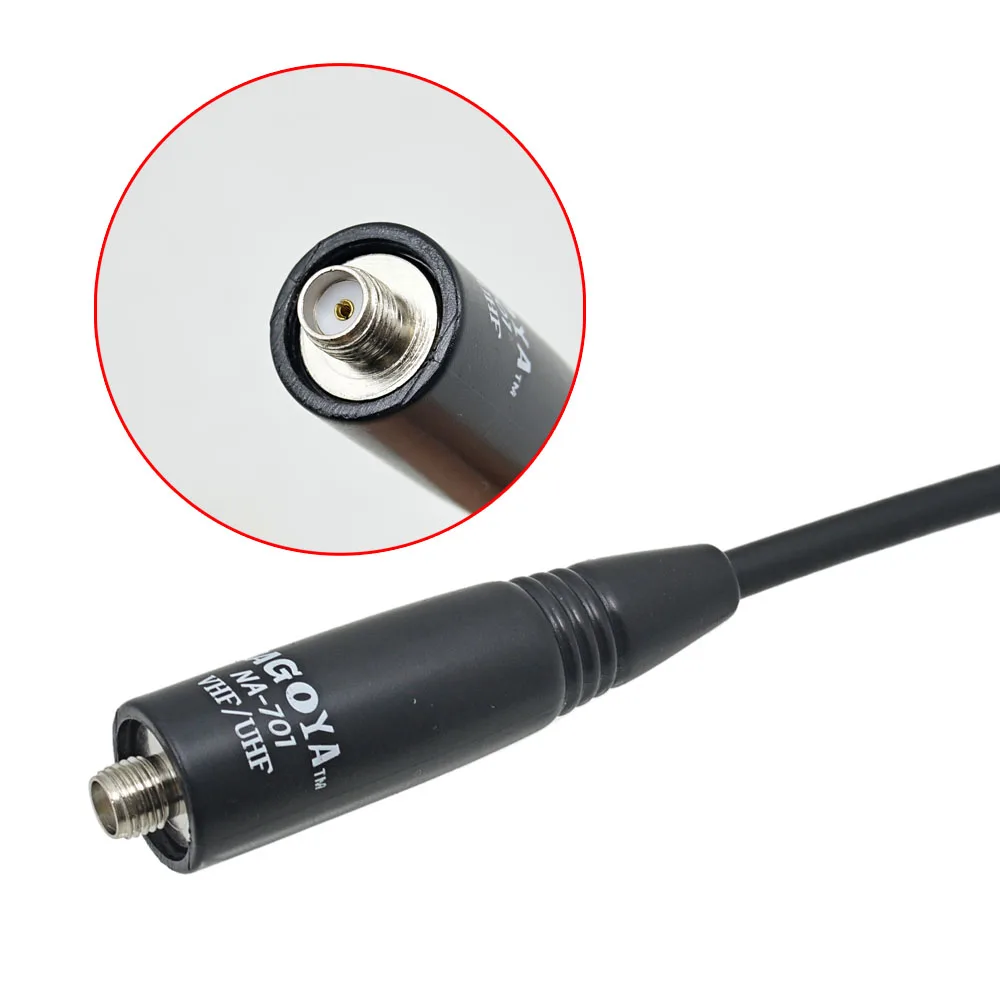 

3CMJT High Quality Flexible NA-701 SMA-F Antenna VHF+UHF 144/430MHz Aerial for Portable Radio Baofeng TYT HYT WOUXUN Kenwood ETC