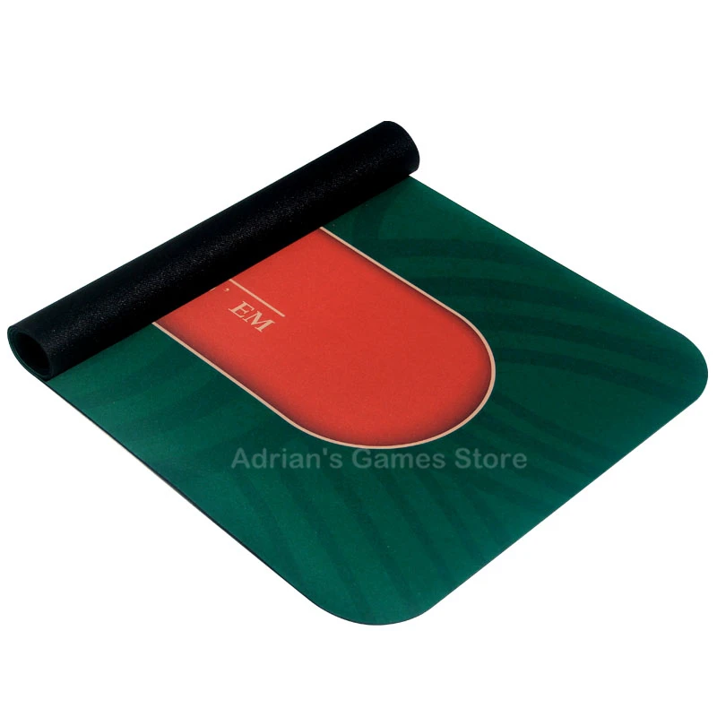 120*60cm Rubber Poker Table Cloth Texas Hold'em Poker Table Layouts