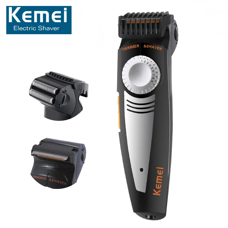Оригинальный Kemei 819 2 in1 Professional триммер для волос Машинка стрижки электробритва