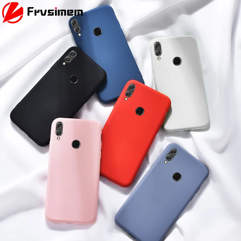 

TPU Soft Cover Case For Huawei Honor 8A Pro 8S 8X 8C Honor8S Honor8X 8X Fashion Cases Liquid Silicone Shockproof Coque Fundas