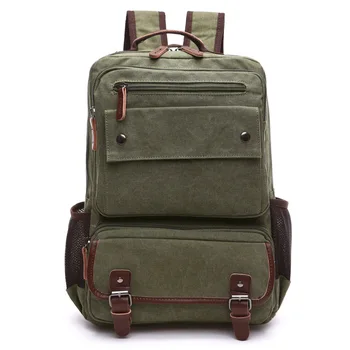 

2020 Military Canvas Travel Backpacks Men &Women School Backpacks Men Travel Bags Big Canvas Backpack Large Bags