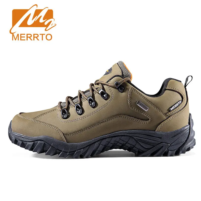 

Merrto Genuine Leather Hiking Boots For Men Women Outdoor Hiking Shoes Sports Sneakers Trekking Shoes Camping Climbing Shoes