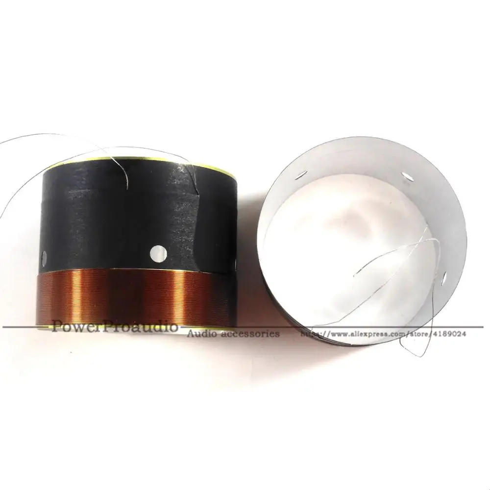 

2pcs /lot 50.8mm Voice Bass Coil ASV White Aluminum for Subwoofer Sound Speaker DIY Repair Accessories