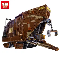 В наличии DHL LePin наборы для ухода за кожей 05038 3346 шт. Star Wars цифры UCS Sandcrawler Модель Строительство Конструкторы кирпичи развивающие игрушечные