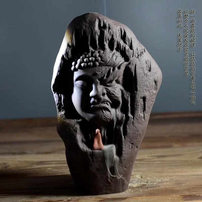 

2019 Incenso Queimador Censer High-quality Goods Of Violet Arenaceous Household Incense Burner Handicraft Furnishing Articles