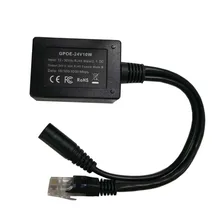 Гигабитная мощность по ethernet 24 вольт повышающий Инжектор PoE для Mikrotik/UbNT 24 в продукт от солнечной солнечные панели Контроллер заряда