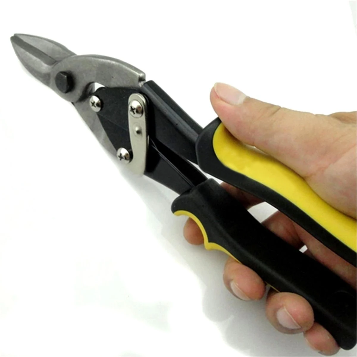 1 x 25*5.5cm Cutting Scissors Straight Aviation Tin Snip Sheet Metal Shear Pliers