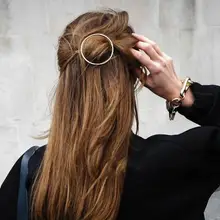 Новые Модные Элегантные женские золотые, серебряные, полые круглые геометрические металлические шпильки