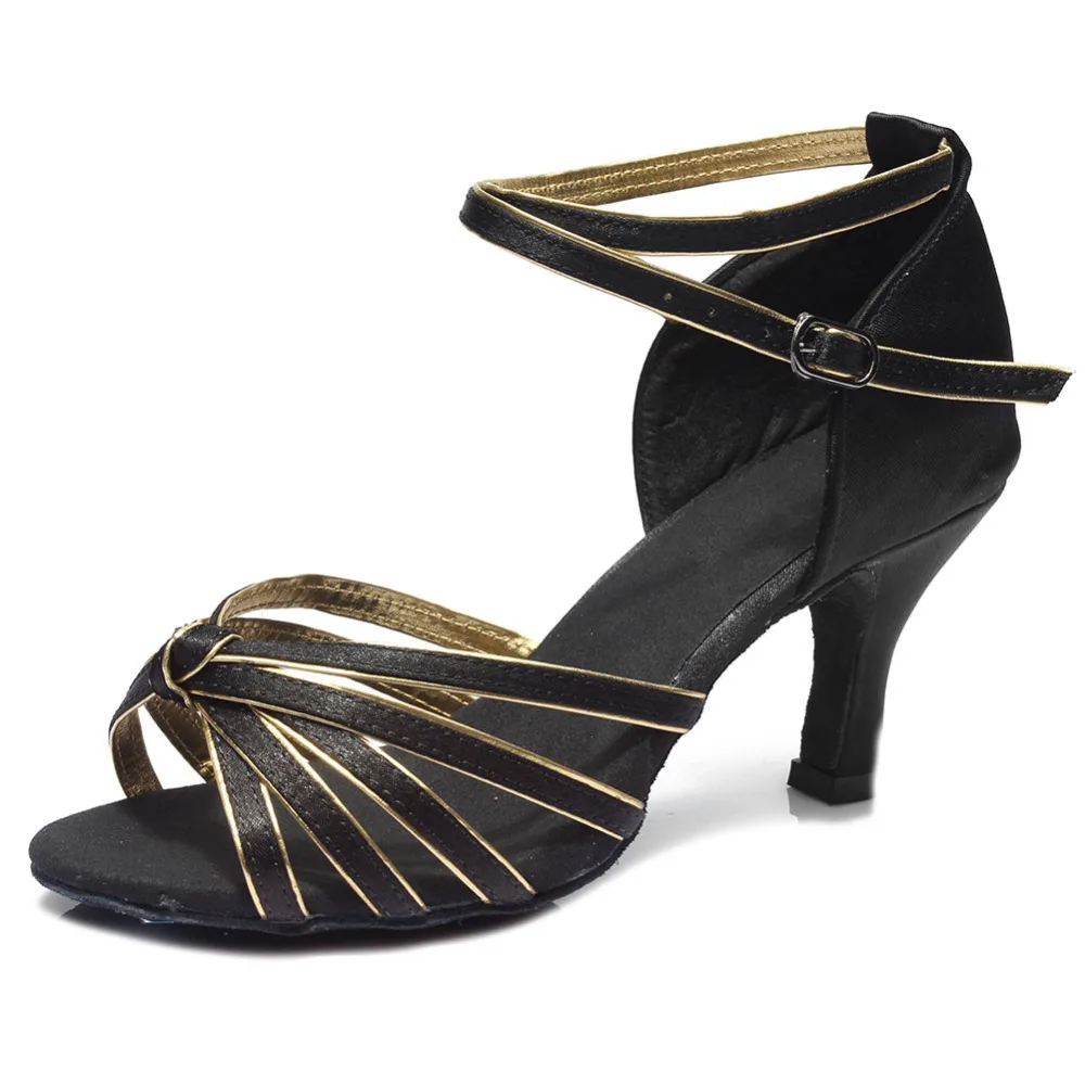 Hot sales Women Latin dance shoes5/7/7.5cm Heel girls lady Ballroom Tango Jazz dancing shoes high h