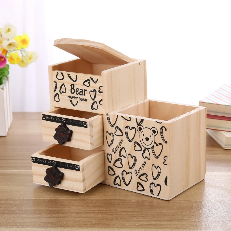 Online Buy Wholesale wooden pen holder from China wooden