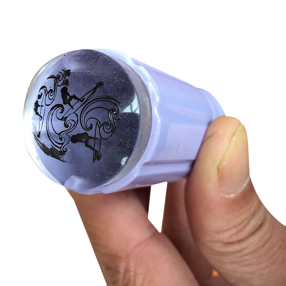 

Nail Art Stamping Stamper Scraper Image Plate Manicure Print Tool DIY Plastic Material Suitable for different size image designs