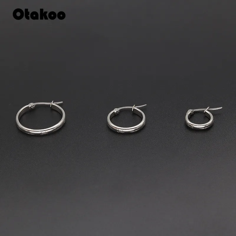 Otakoo брендовые уникальные модные панк рок серебряные/Золотые маленькие круглые