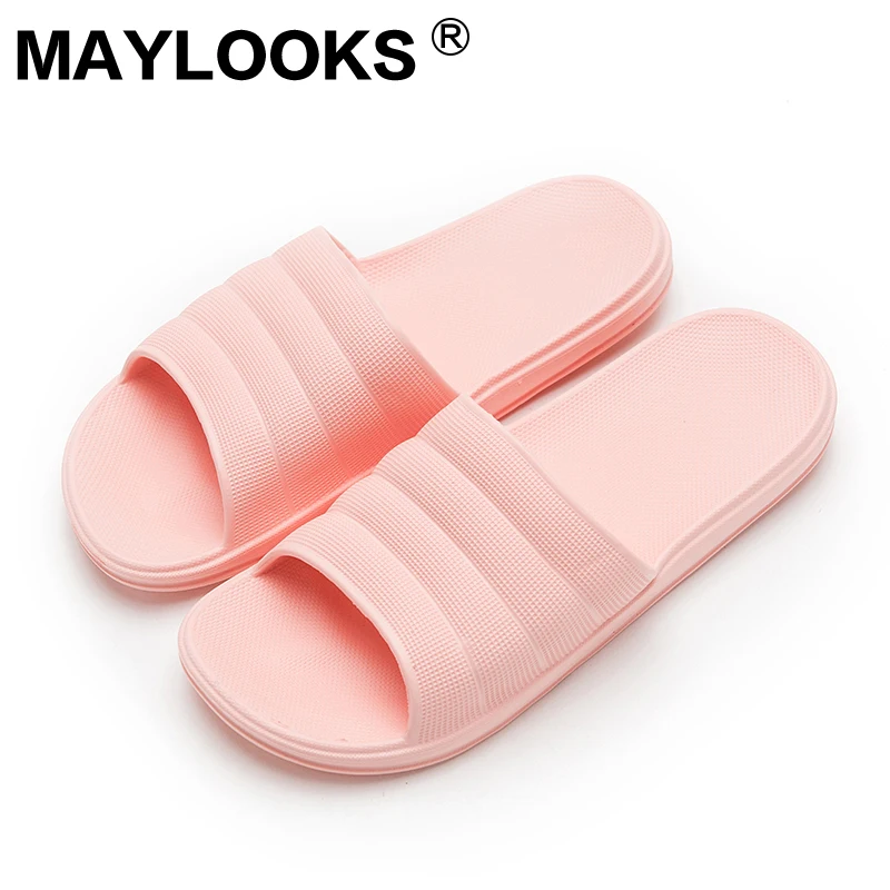 comprar Novas senhoras quentes chinelos home indoor antiderrapante massagem de casal casa de banho das senhoras básicas sapatos de geléia de praia N 1733
