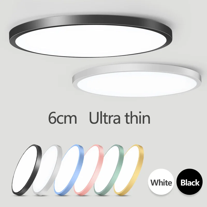 

Modern Panel Led Ceiling Light 15-50W 220v Dimmable Hanging Ceiling Lamp Surfaced Mounted Living Room Lights Kithchen Fixture