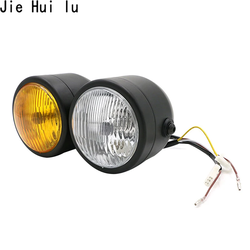 Фара для мотоцикла 4 &quotStreetfigher двойной Круглый Двойной круглый Доминатор фара V Max