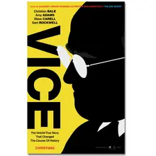 TAAWAA Vice Art Silk 2018 Hot Movie Poster Prints 16x24 20x30 inches Wall Art Picture for Living Room Home Decor TAAWAA Vice Art Silk 2018 Hot Movie Poster Prints 16x24 20x30 inches Wall Art Picture for Living Room Home Decor
