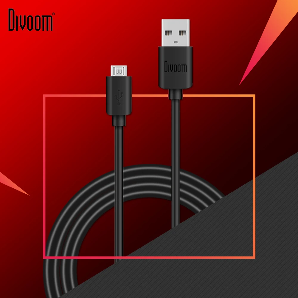 Divoom Powerline Micro USB - Charging Cable 5000+ Bend Lifespan For Voombox POWER/TIVOO/Timebox Evo/Voombox-Outdoor.etc | Электроника