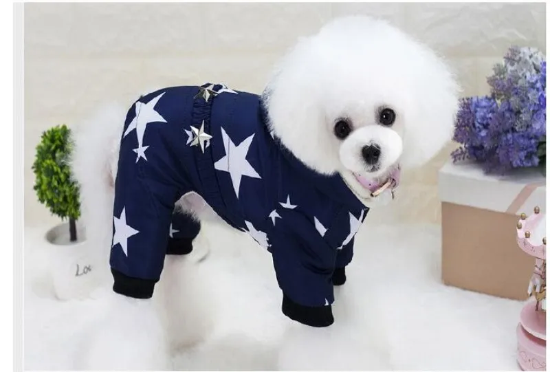 Популярная одежда для собак, пальто, зимняя теплая верхняя одежда, утолщенный костюм для собак, стеганая куртка, изделия для домашних кошек, одежда для собак, щенков