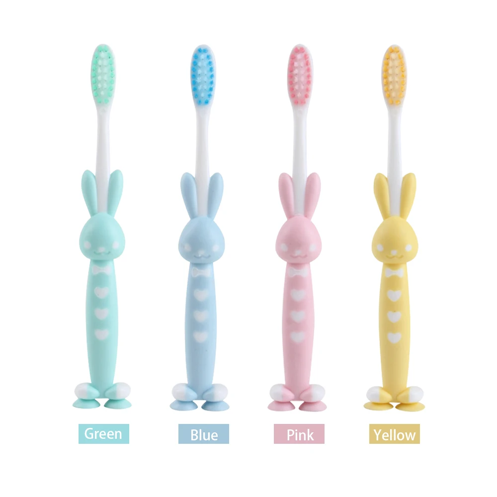 AZDENT Soft Cute Cartoon Children Toothbrush Kids Baby Toothbrush
