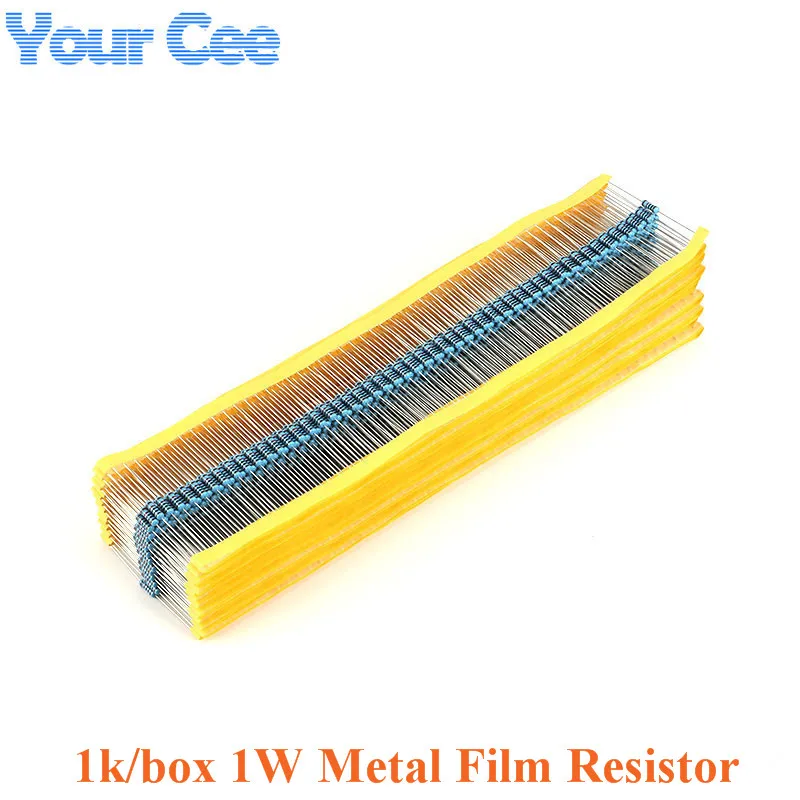 1W Metal Film Resistor Resistance 1% Tolerance Precision RoHS (1)