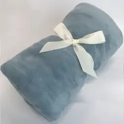Простой Стиль детское одеяло из кораллового флиса младенческой Пеленальный конверт накидка для детской коляски для новорожденных Детское