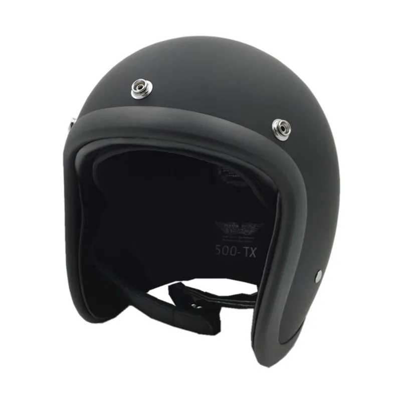 VCOROS для TT CO с открытым лицом винтажный мотоциклетный шлем Chopper Bobber CafeRacer SUPER MAGNUM 500-TX Ретро самокат реактивный шлем