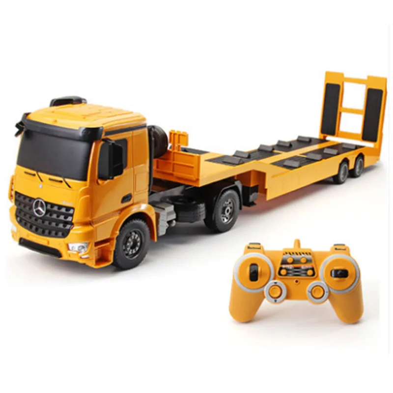 rc semi trucks with flatbed trailer