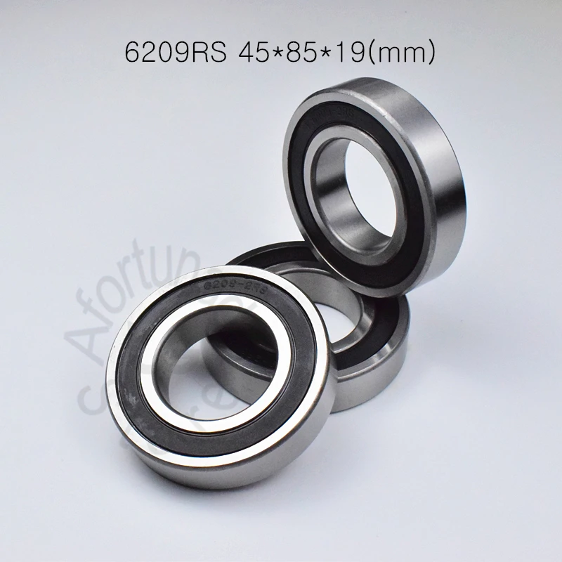 Фото 6209RS 45*85*19 мм) 1 шт подшипники ABEC-5 резиновая уплотнительная подшипники 6209 6209RS конический роликовый подшипник хромистой стали подшипника №5