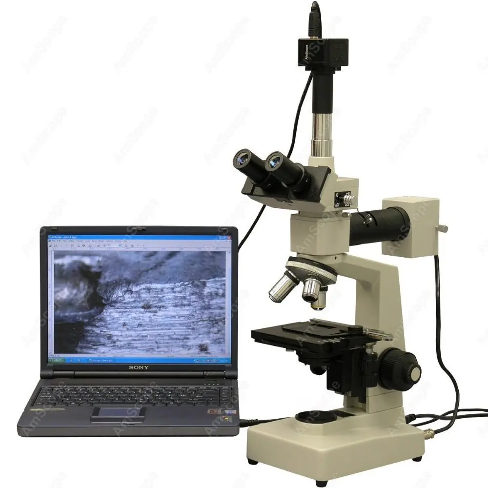 EPI металлургический микроскоп AmScope поставляет 40X 400X + 10MP цифровая камера|camera home|camera