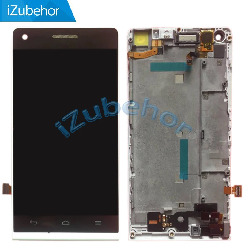 

4.5" white/black For Huawei Ascend G6 G6-L11 LCD Display Digitizer + Frame Assembly by Free Shipping