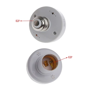 

Wireless Remote Control E27 Screw Light Lamp Bulb Holder Cap Socket Switch