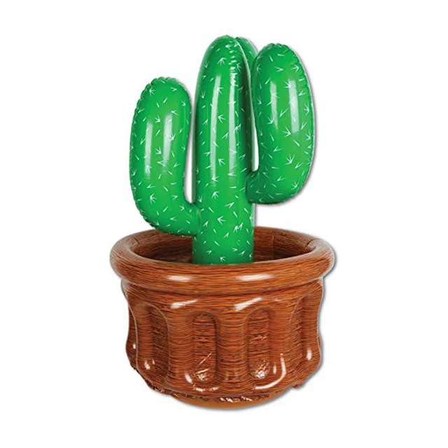 72cm cactus ice bucket beer pong drink holder beach party cooler
