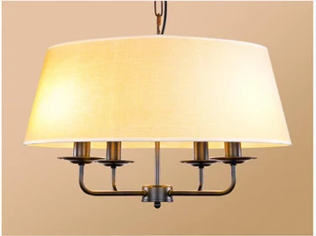 

Fabric Drum Shade Pendant Lamp Home Suspension Pendant Lamps China atmosphere room lighting Bedroom Pendant Lighting PA0396