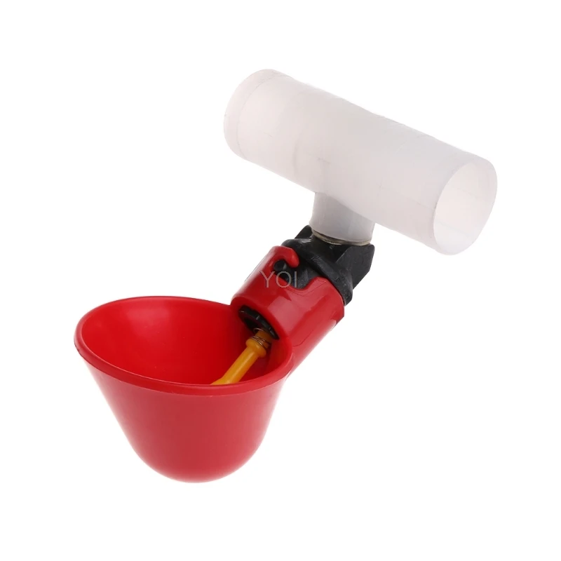 

Poultry Water Drinking Cup Plastic Automatically Drinker Chicken Hen Bird Feeder