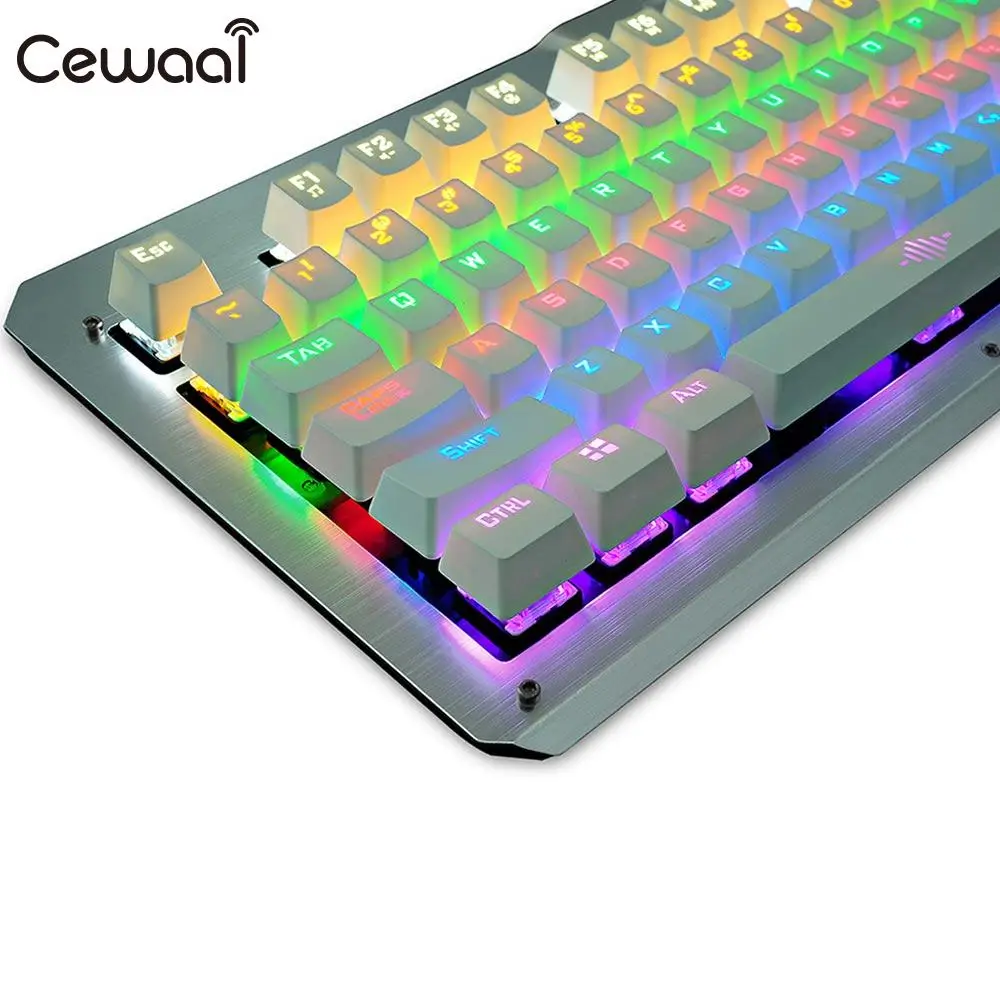 

104 Keys Full Size Keyboard Mechanical Keyboard Gaming Keyboard Computer Professional Typing Durable