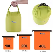 Portable 10L 20L 40L Waterproof Dry Bag Outdoor Camping Foldable Canoe Kayak Rafting Sport Storage Travel Kit Equipment