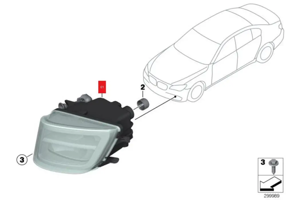 Комплект передних противотуманных фар для BMW 7 серии F01 F02 F03 противотуманный светильник Foglamp 63177311287& 63177311288 светодиодный автомобильный аксессуар