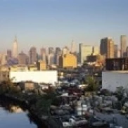 Buildings at the waterfront  Midtown Manhattan  Manhattan  New York City  New York State  USA Poster Print (18 x 6)