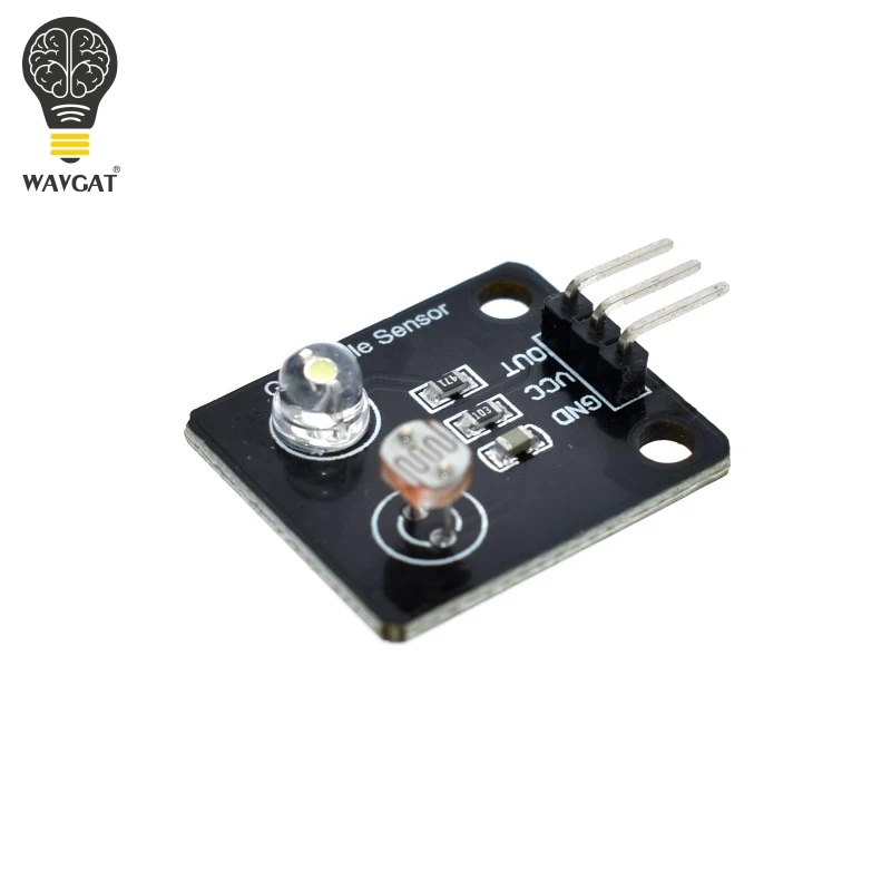 

WAVGAT Photosensitive resistor Light Sensor Analog Grayscale Sensor Electronic Board Line finder tracking module For Arduino DIY