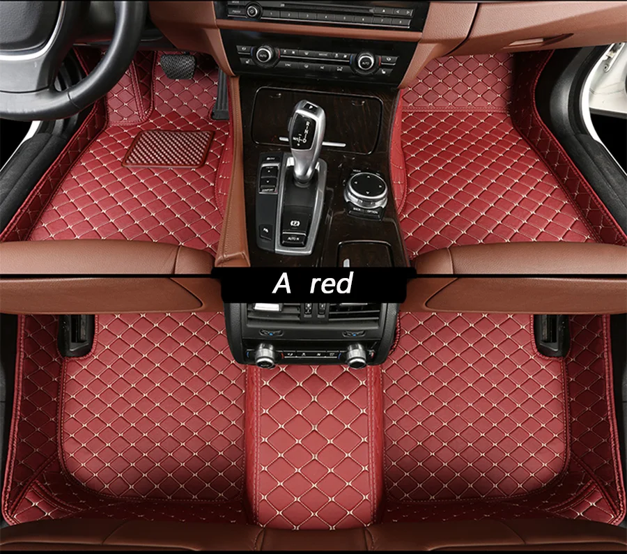 Кожаные автомобильные коврики для Suzuki Jimny Swift SX4 S-cross кожи; подходят ко всему тяжелых погодных анти-скольжения Стильный коврик для автомобиля гильзы
