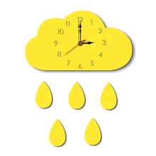 2019 New Wall Clock Reloj De Pared Modern Design Decorative Clocks Cloud Cartoon Europe Acrylic Stickers Kids Living Room Klok 2019 New Wall Clock Reloj De Pared Modern Design Decorative Clocks Cloud Cartoon Europe Acrylic Stickers Kids Living Room Klok