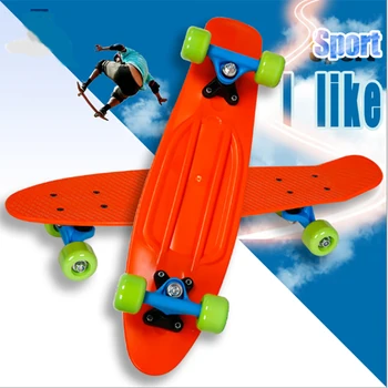 

3 Pastel Color Four-wheel 22 Inches Mini Cruiser Skateboard Street Long Skate Board Outdoor Sports For Adult or Children