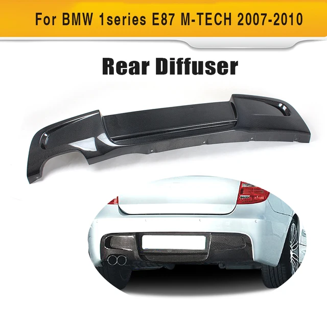 1 Series Carbon fiber Rear bumper lip spoiler diffuser For BMW E87 M
