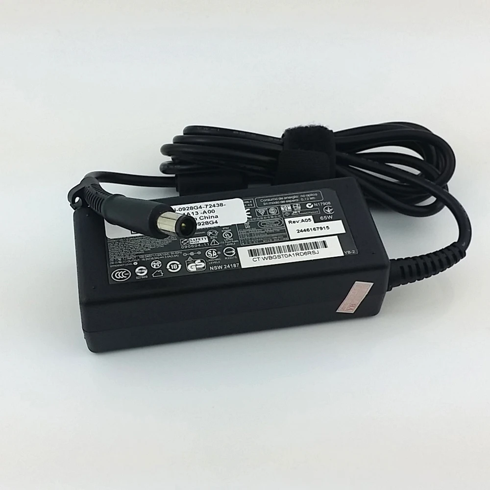 Новый оригинальный 65 Вт AC адаптер Lapter зарядное устройство для HP 384019 002 519329 608425 003 PA