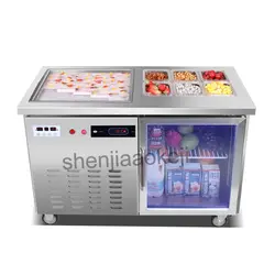 Многофункциональный смарт-морозильник жареные льда жареные йогурт машина коммерческих жареное мороженое roll машины интеллектуальные 220 v