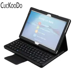 Cuckoodo ультра тонкий съемный Bluetooth клавиатура Портфолио Кожаный чехол для Huawei MediaPad M3 Lite 10 Планшеты